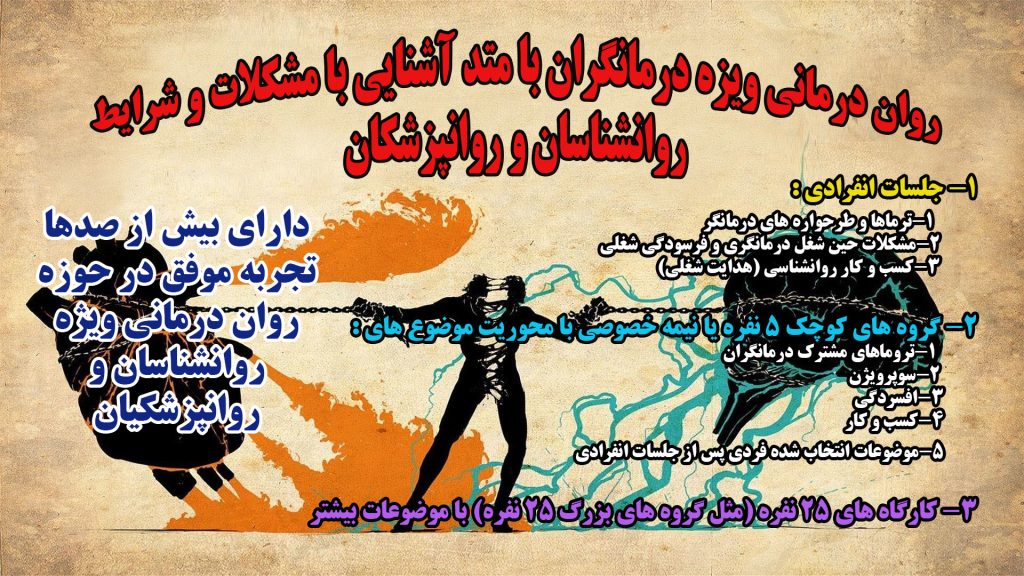 بنر روان درمانی ویژه درمان گران